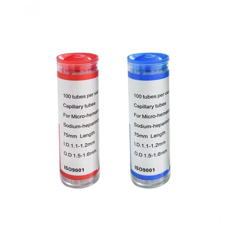 Lab Disposable Glass Hematocrit Capillary Red Tube