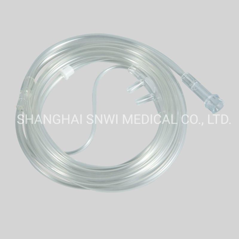 CE&ISO Certificated Medical Disposable PVC Nasal Oxygen Cannula Used in Hospital