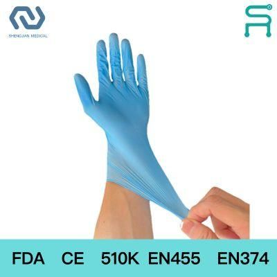Nitrile Vinyl Gloves FDA CE -Powder Free Disposable Nitrile Blend Gloves