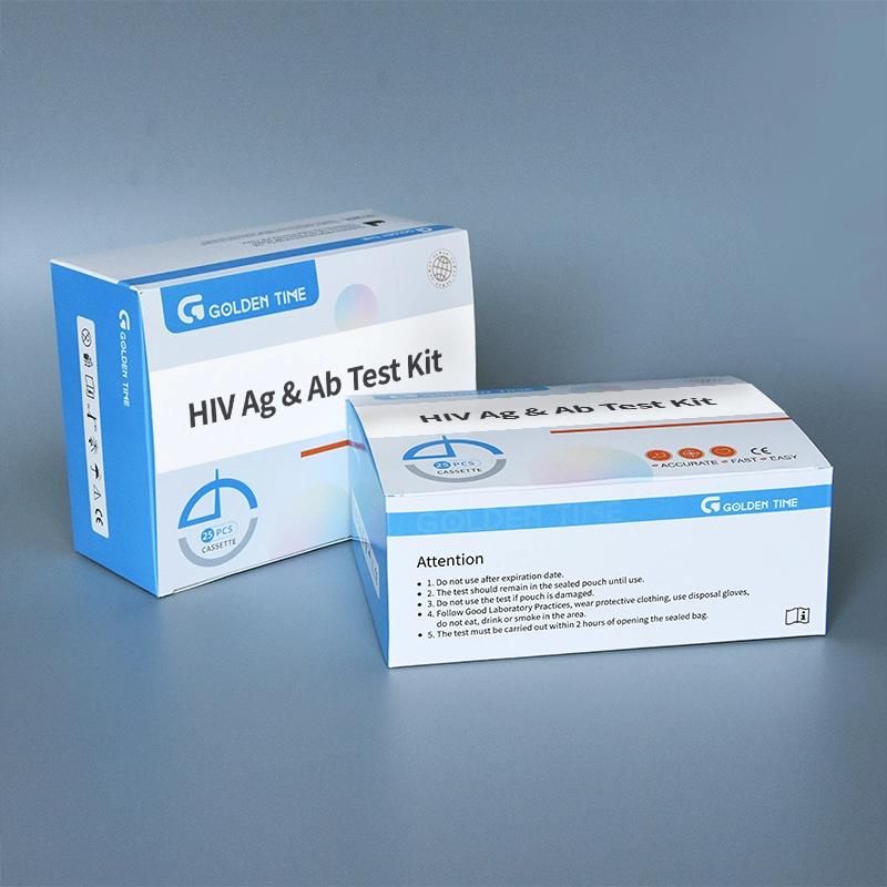 Low MOQ Rapid Kit 4th Generation HIV Antigen Antibody Test