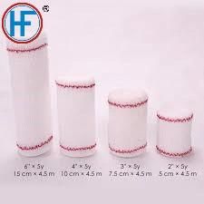 Mdr CE Approved Comfortable Sterile Dressing Cotton Elastic Crepe Bandage