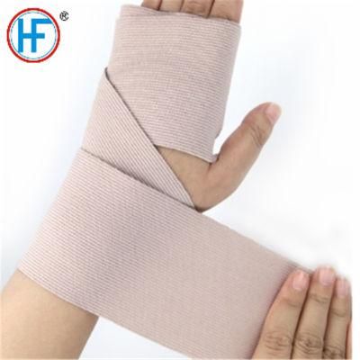 Disposable Medical Hospital Gauze Supply Skin Color High Elastic Cotton Crepe Bandage with OEM