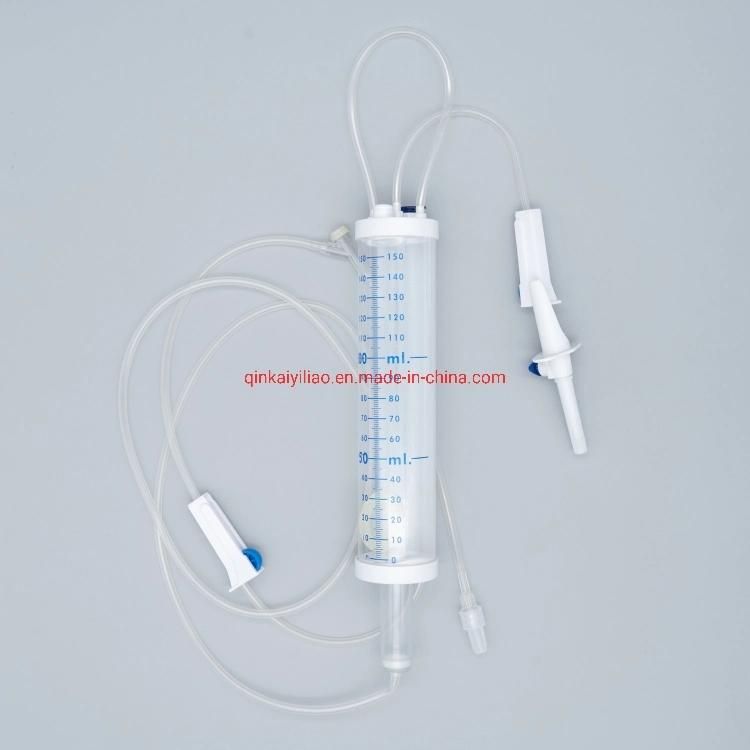 Factory Supply Medical Hospital Use Instrument Disposable 100ml 150ml IV Burette Infusion Sets