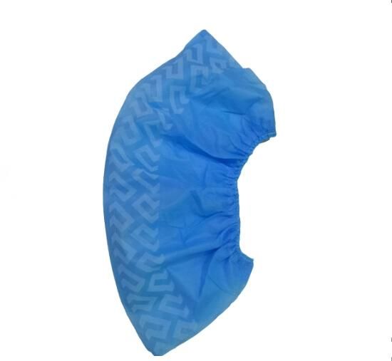 Disposable Head / Foot Protection Shoe Cover with Skid Proof Stripe