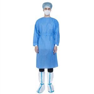 Seven Brand Good Price Protective Clothing Disposable Surgical Non-Woven Isolation Gown Protective Clothing