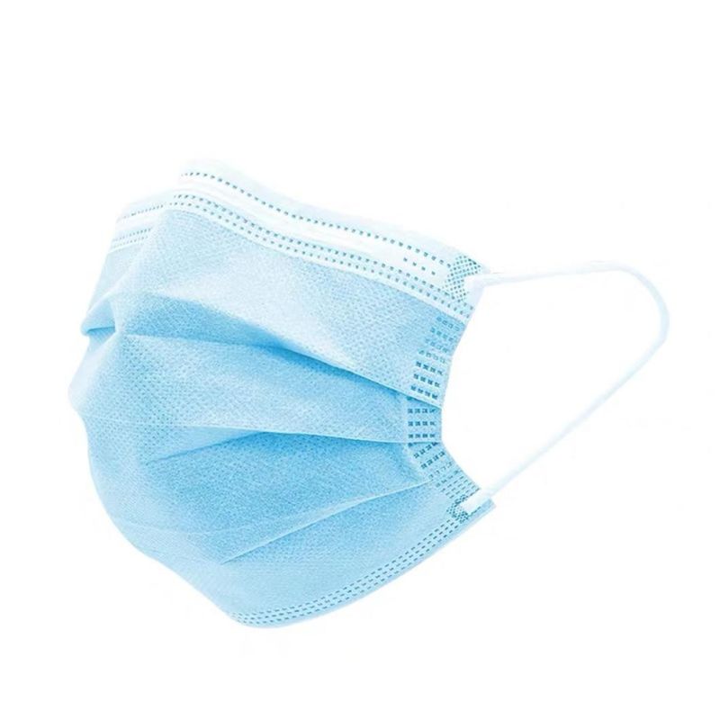 Blue and Pink Disposable Care Face Mask Medical Protective Breathing Filter Mask