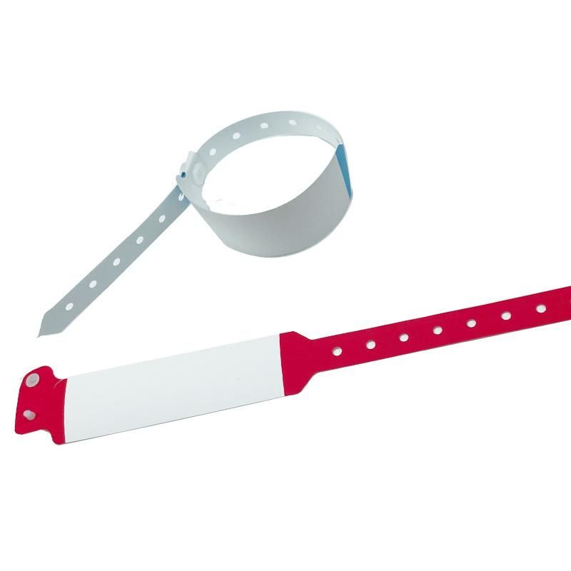 Disposable Waterproof Customs Soft ID Bracelet for Hospital