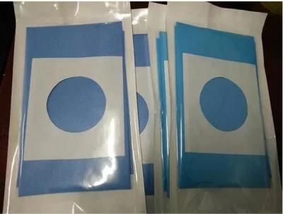 Disposable Medical Drape Aperture Round Hole Fenestrated Surgical Drapes Adhesive Tape Surgical Sheet