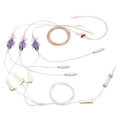 Surgical Disposable IBP Transducers with Triple Channel Compatible with Bbraun