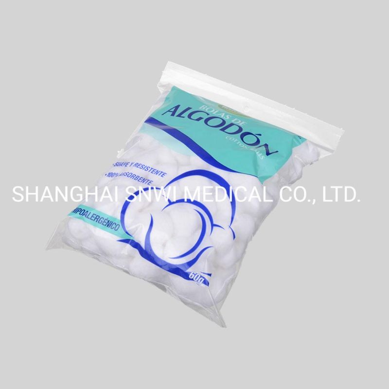 Disposable Colorful Hospital Use Medical High Absorbent Cotton Ball