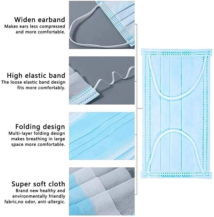 3 Ply Medical Surgical Disposable Face Mask