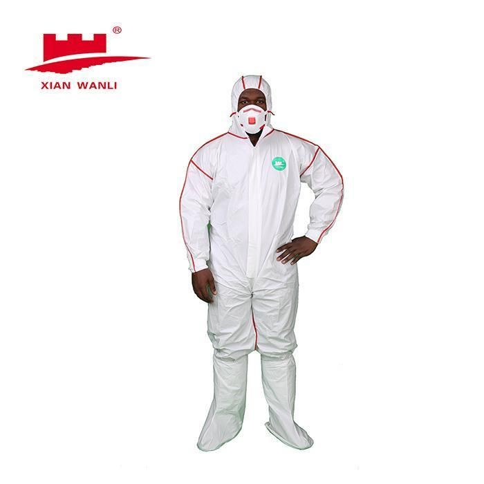 Type 5/6 Taped Microporous Comfortable PPE Kit Painter Suit Coverall
