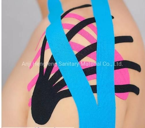 Acrylic Glue Pain Relief Kinesiology Elastic Sport Adhesive Tape 5cm Kinesiology Tape (K-TAPE)