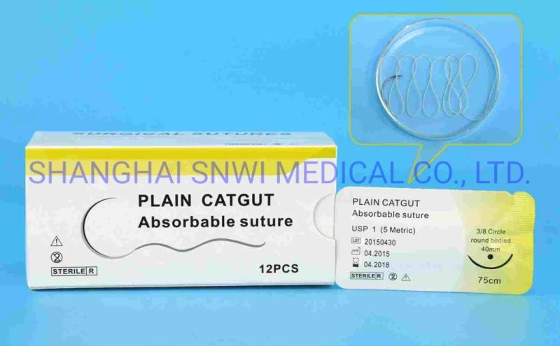 High Quality Medical Disposables Sterile Surgical Suture with Needle