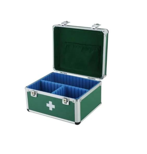 Medical Hard Ambulance Shape Aluminum First Aid Kit Box