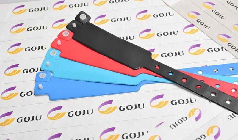 Vinyl Material Disposable Custom Event Vinyl ID Wristband