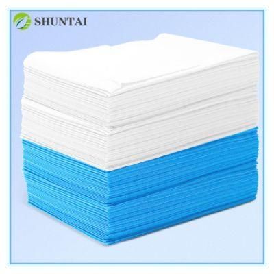Factory Price Excellent Waterproof 25GSM SSS Hydropilic Disposable Bed Sheets 80*140 Cm Safety Non-Woven Disposable Bed Sheet