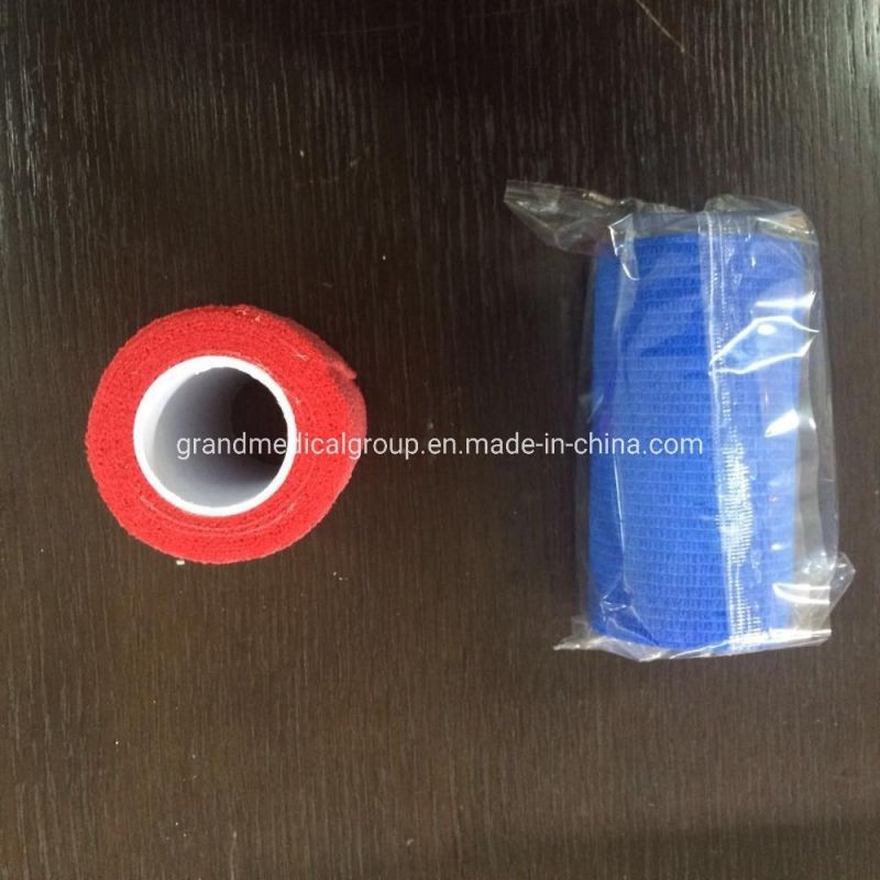 Medical Dressing Colorful Adhesive Bandage Elastic Band Sports Cohesive Bandage