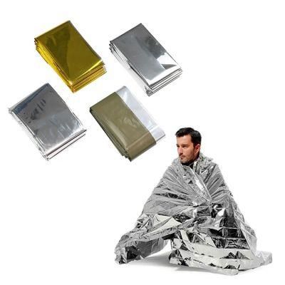 Customized Office Emergency Pet Emegency Blanket Waterproof Aluminum Foil Isothermal Balnekt with ISO13485