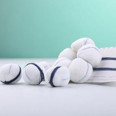 100% Bleached Cotton for Traditional Wound Care Absorbent Gauze Swabs
