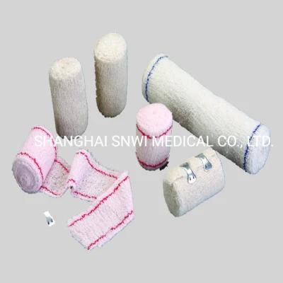 Disposable Surgical Medical Supply Wound Dressing Spandex Elastic Cotton Crepe Bandage