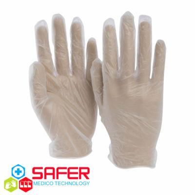 Vinyl Gloves Nitrile Powder Free Disposable Clear Exam From China