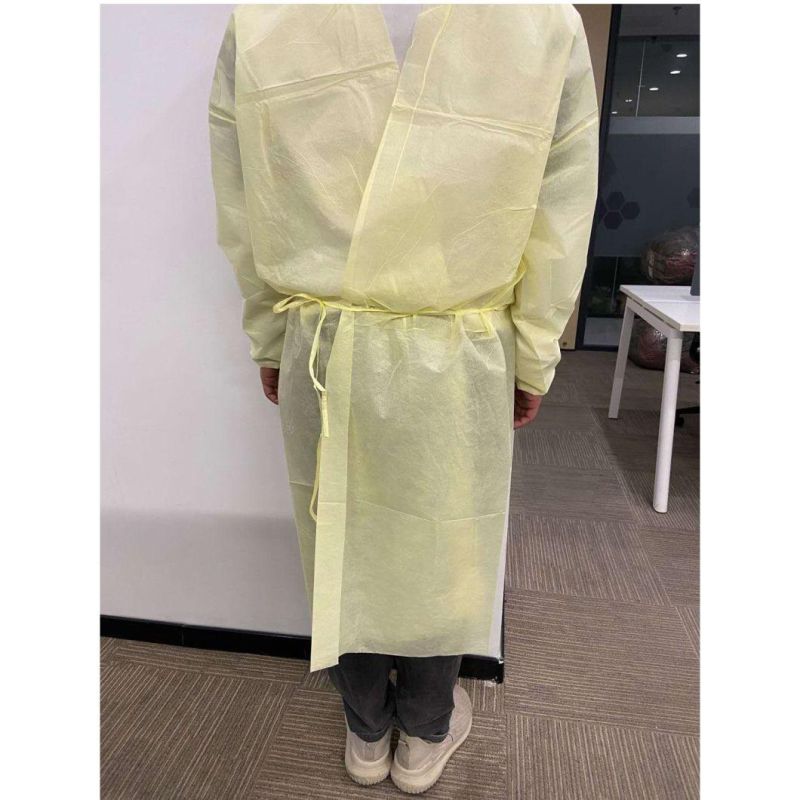 Protection DuPont Tyvek Isolation Disposable Coverall Gown