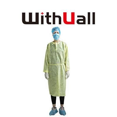 En13795 All Size Elastic Cuff Medical Disposable Surgical Gown