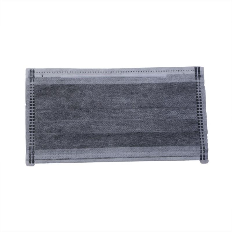 Comfortable Safety 4 Ply Active Carbon Black Face Mask