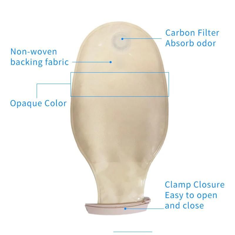 Two Piece Hydrocolloid Colostomy Bag Ostomy Bag