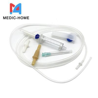 Disposable Medical Infusion Set IV Set with/Without Needle Luer Lock Luer Slip Sterile CE ISO