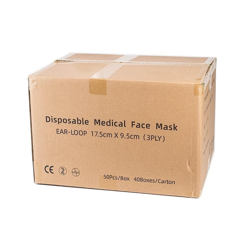 Wholesale 3 Layer 3 Ply Disposable Medical Face Mask