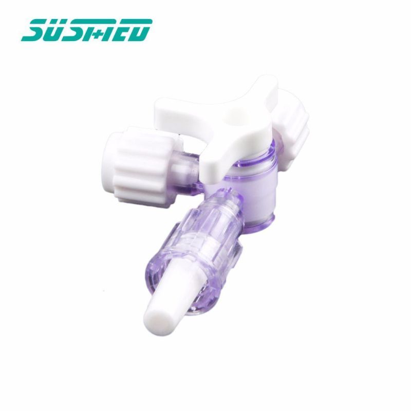 Three Way Stopcock with Two Female Luer Lock