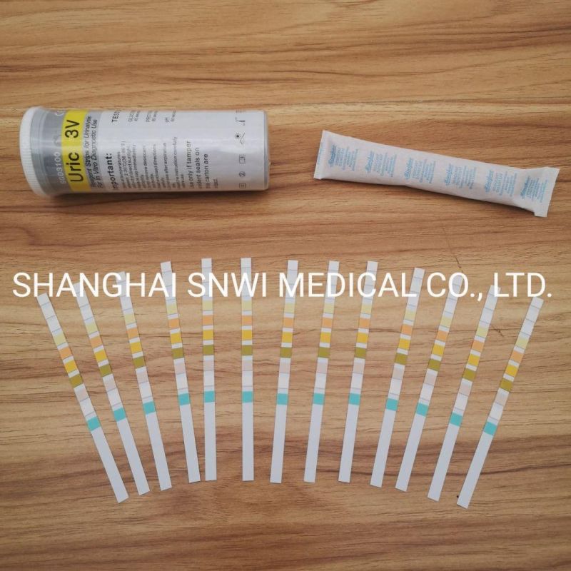 Urine Test Strips 10 Parameters Urinalysis Reagent Uric 3V Strips