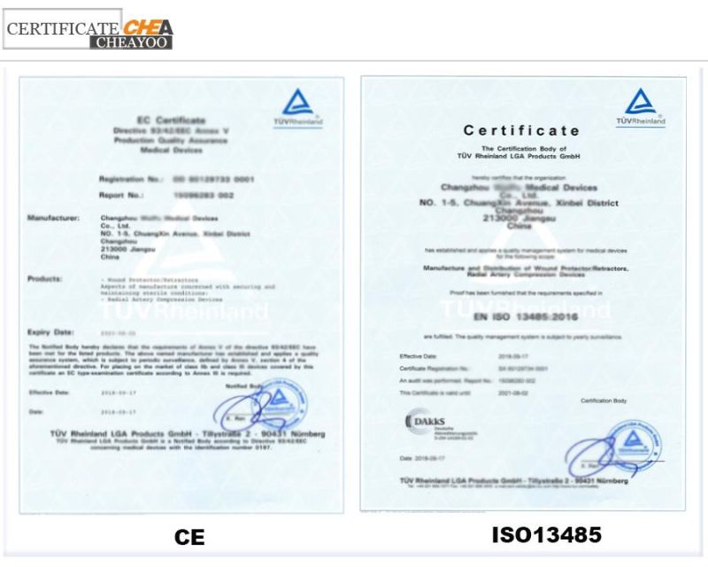 Interventional Radial Tr Bandwith Ce Certificate