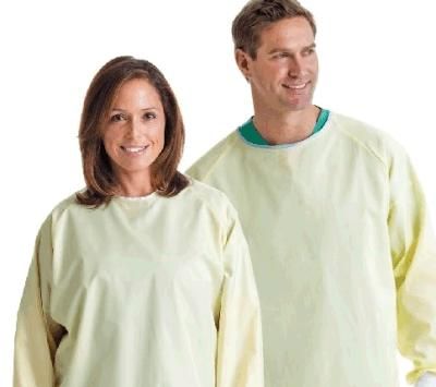 Fumo New Products Full Body Yellow PP PE Waterproof Dustproof Civilian Isolation Gown