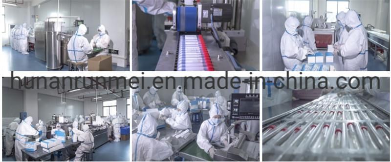 Disposable Medical Viral Vtm Transport Media Tube with Flocked Swab