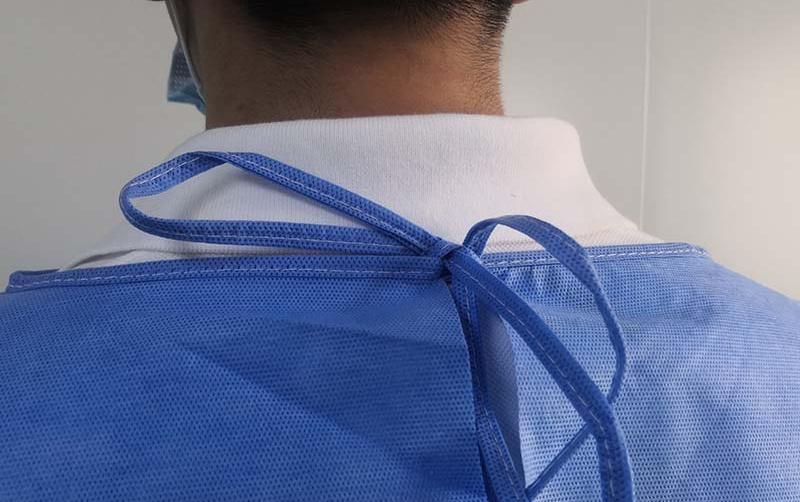Factory Hot-Selling Non Woven Fabric SMS Isolation Gown Wholesale Price