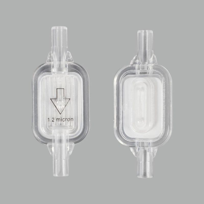 Single Use Medical Products Automatic Stop Fluid Infusion Precision Liquid Filter