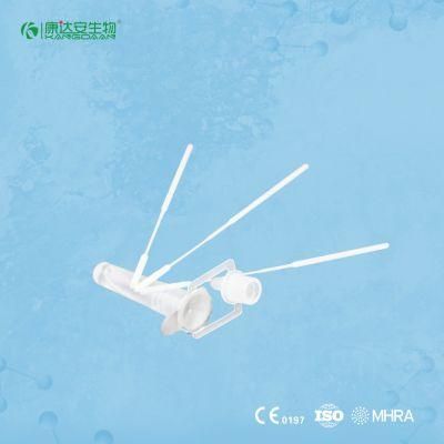 Medical Swab 15cm Long 8cm Breakpoint Flocked Sampling