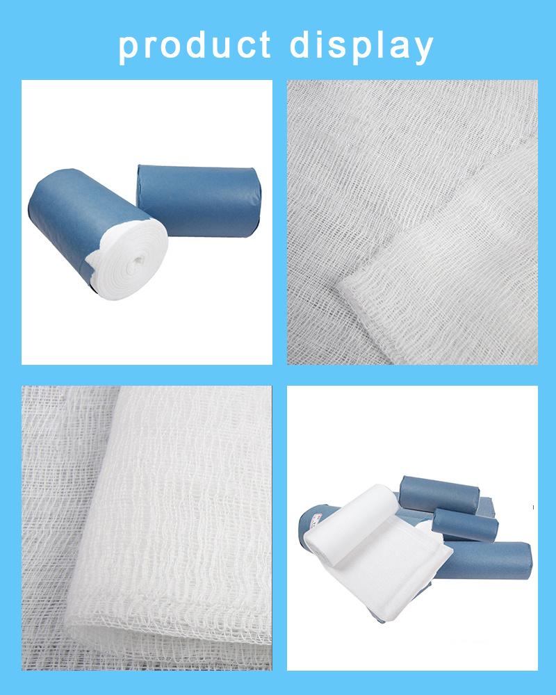 Surgical Cotton Rolls, Surgical Cotton Gauze Roll 36"*100y-4ply