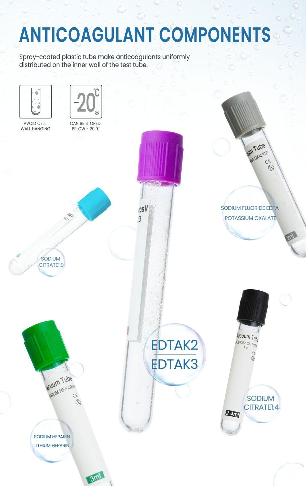 Medical Disposable Vacuum Blood Collection Tube