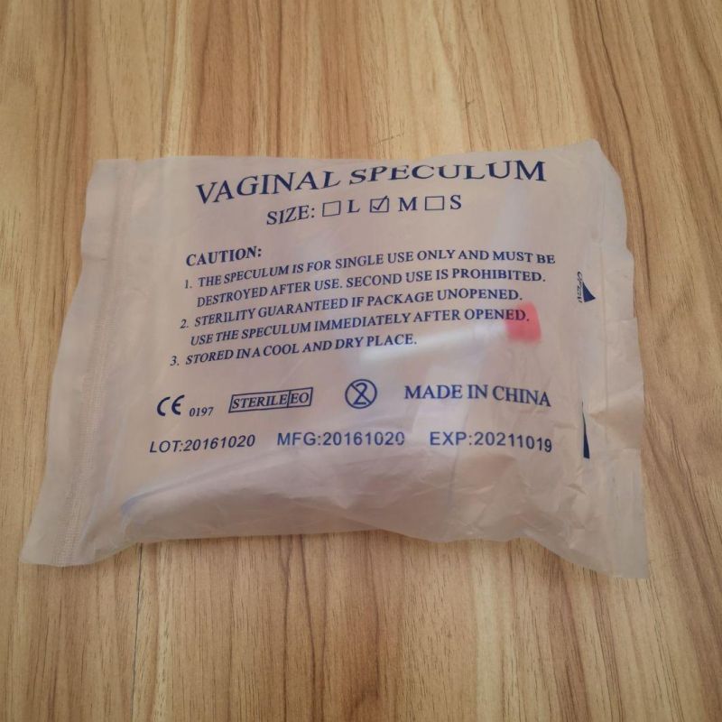 Disposable Medical Plastic Cusco Type Vaginal Speculum Used in Hospital