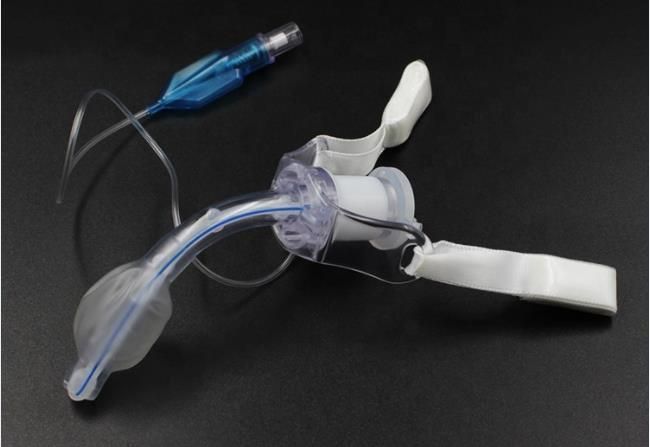 Medical Sterile PVC Disposable Tracheostomy Tube Different Types Cuffed