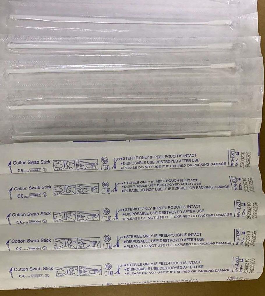 Wholesale Disposable Oral Swab Nylon Flocked Swab for Virus Collection