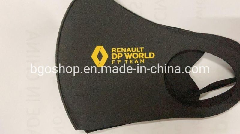 Custom Logo Printing Protective Dust Polyester Washable Reusable Spandex Face Mask