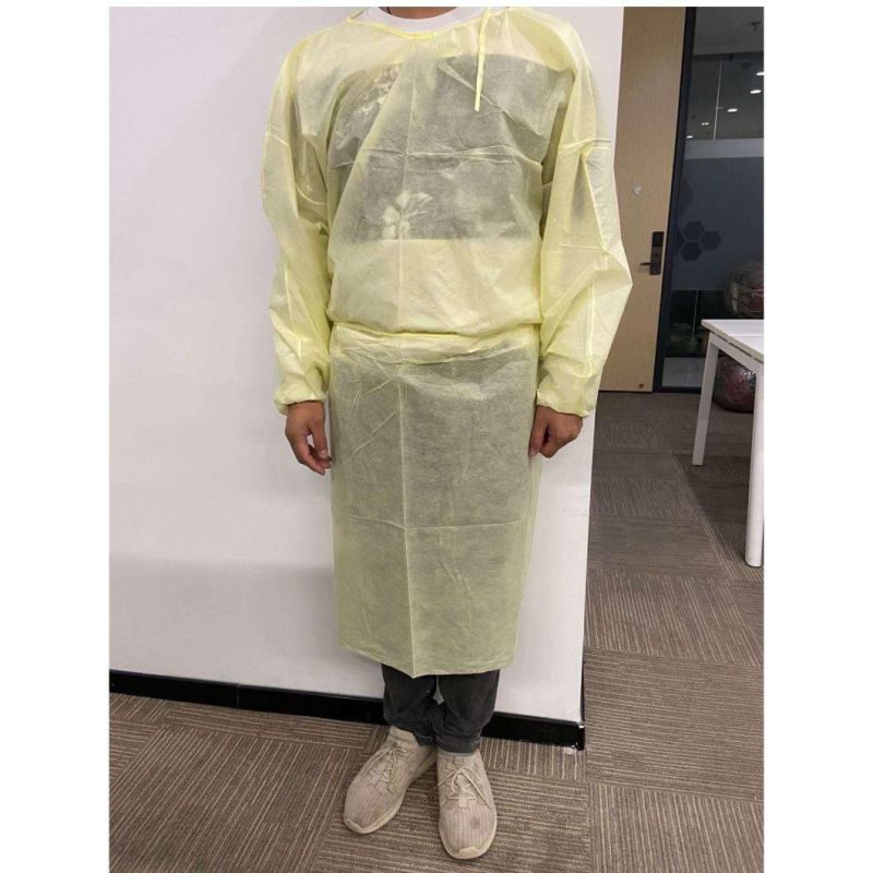 Protection DuPont Tyvek Isolation Disposable Coverall Gown
