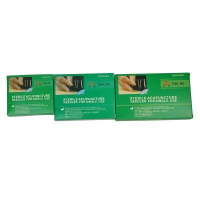 Disposable Sterile Alloy Wire Spring Handle Medical Acupuncture Needles with Aluminum Foil Packing