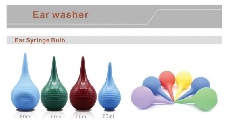 High Quality PVC Suction Ear Washing Syringe Squeeze Bulb