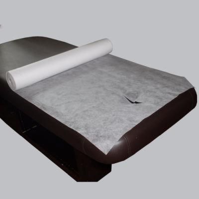 Nonwoven Disposable Bedsheet 80cm Wide Perforated Massage Table Sheet Disposable Bed Sheet Roll